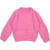 Tampere Ribbed Round Neck Jumper, Blush Pink - Sweaters - 1 - thumbnail