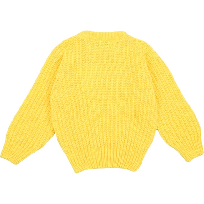 Tampere Ribbed Round Neck Jumper, Harvest Gold - Sweaters - 2