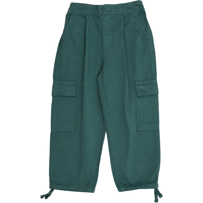 Standford Elastic Waistband Pants, Azure Teal