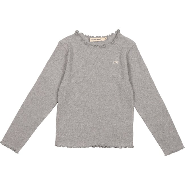 Singapore Round Neck Long Sleeve T-Shirt, Mist Melange