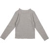 Singapore Round Neck Long Sleeve T-Shirt, Mist Melange - T-Shirts - 2