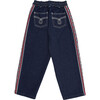 Sena Elastic Waistband Pocket Pants, Midnight Blue Denim - Pants - 2