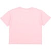 Vostok Ribbed Neck Wide T-Shirt, Pale Pink - T-Shirts - 2