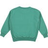 Princeton Ribbed Round Neck Sweater, Retro Green - Sweaters - 2