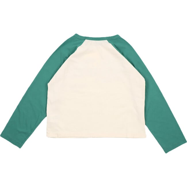 Princeton Long Raglan Sleeve T-Shirt, Vanilla Cream - T-Shirts - 2