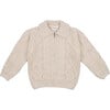 Patagonia Ribbed Collar Knit Cardigan, Vanilla Cream - Cardigans - 1 - thumbnail