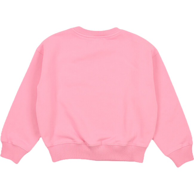 Palmer Round Collar Drop Shoulder Sweater, Blush Pink - Sweaters - 2