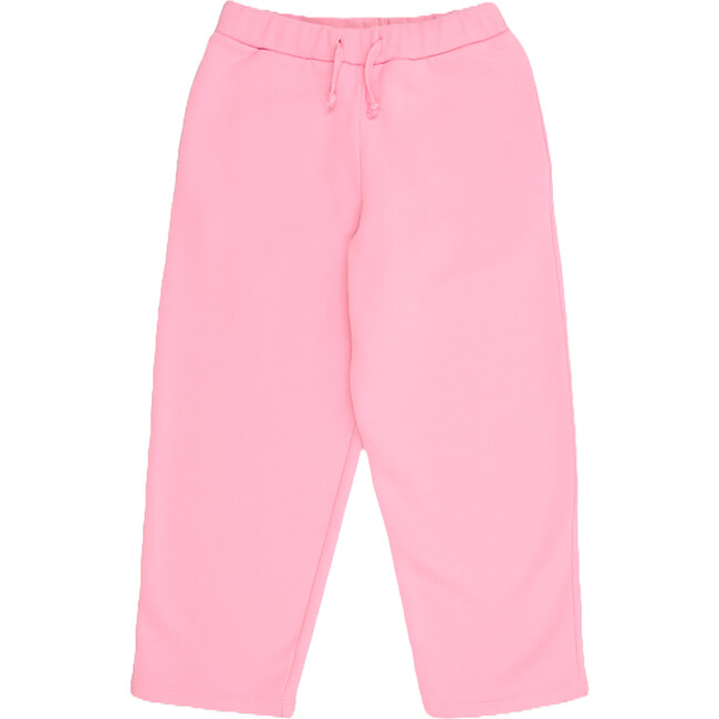 Palmer Elastic Waistband Drawstring Jogging Pants, Blush Pink