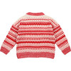 Moritz Bi-Colored Ribbed Round Collar Jumper, Vanilla Cream - Sweaters - 2