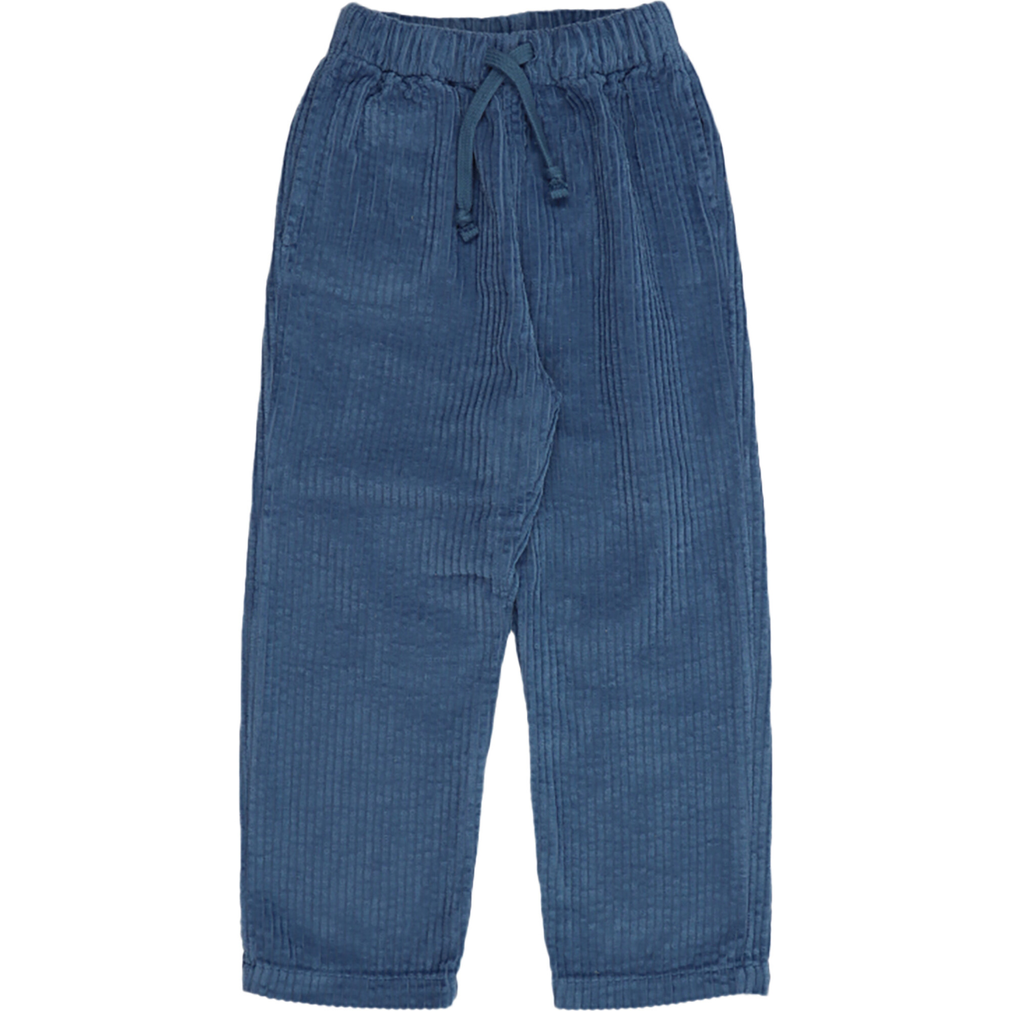 Lapland Corduroy Drawstring Pants, Moonlight Blue - Pants - 1