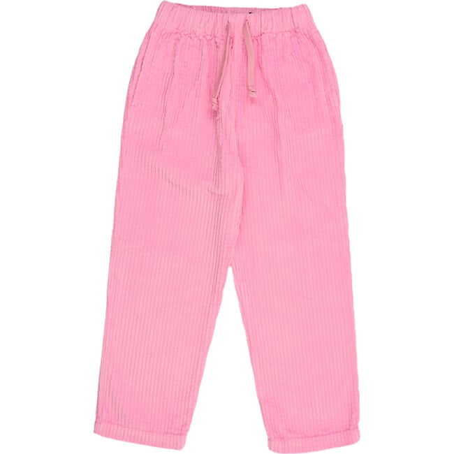 Lapland Corduroy Drawstring Pants, Blush Pink