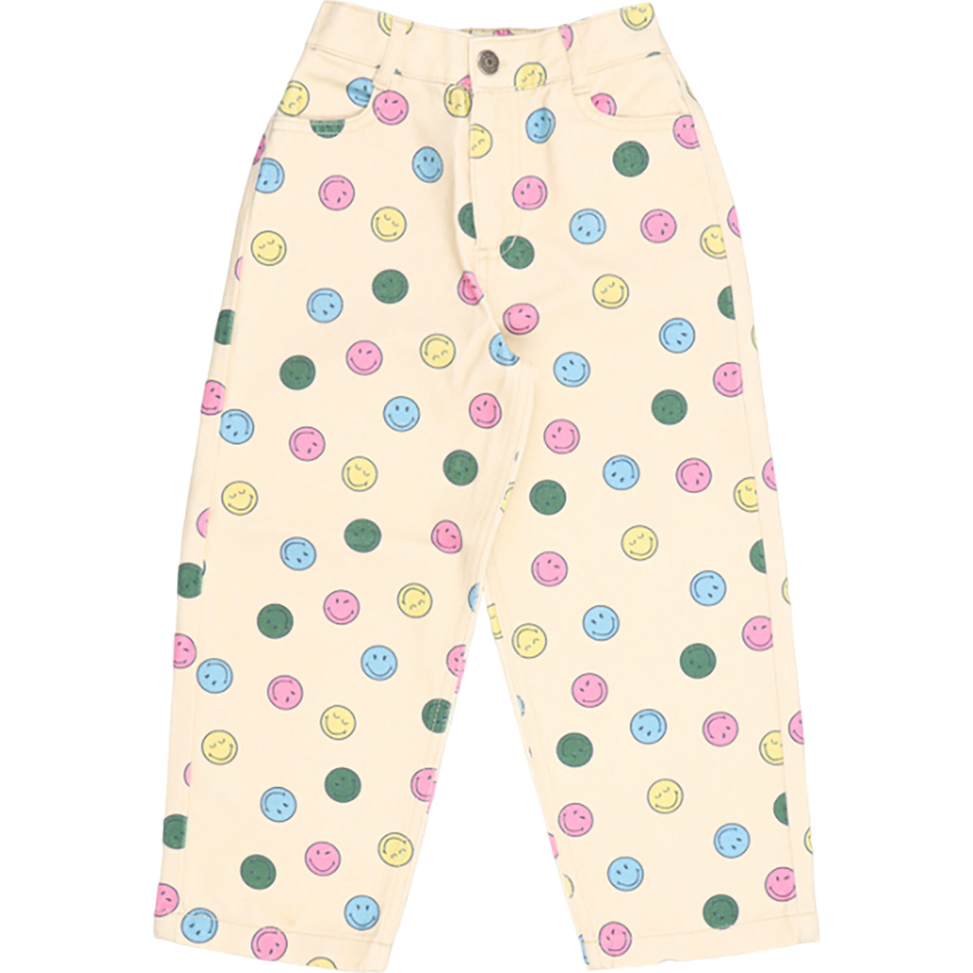 Happy Place Elastic Waistband Pants, Happy Repetition - Pants - 1