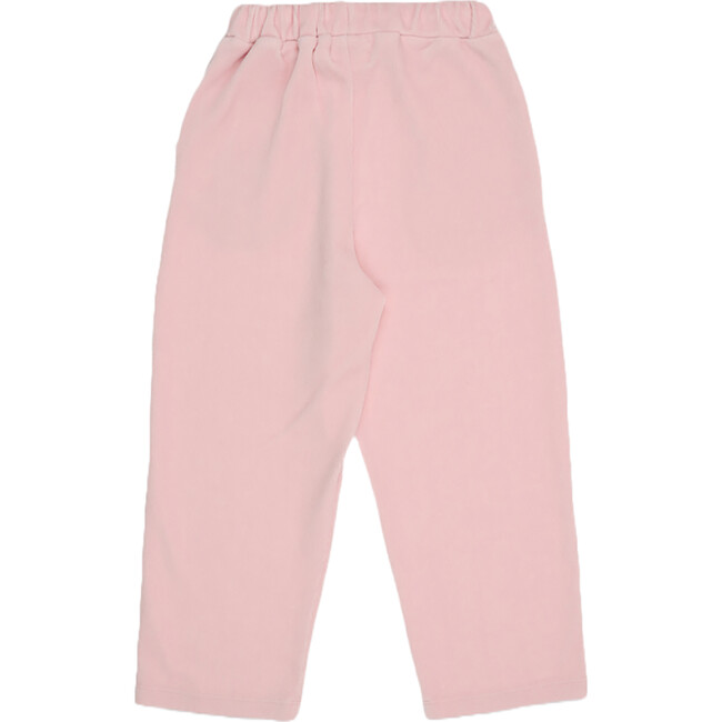 Odense Elastic Waistband Drawstring Jogging Pants, Pale Pink - Pants - 2