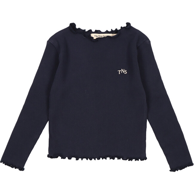 Babys Singapore Round Neck Long Sleeve T-Shirt, Midnight Navy