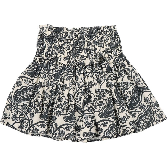 Jaipur Long Ruffle Skirt, Majestic Paisley