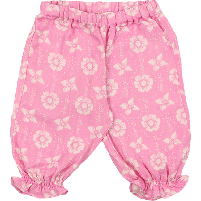 Babys Siberia Elastic Waistband Pants, Delicate Tie