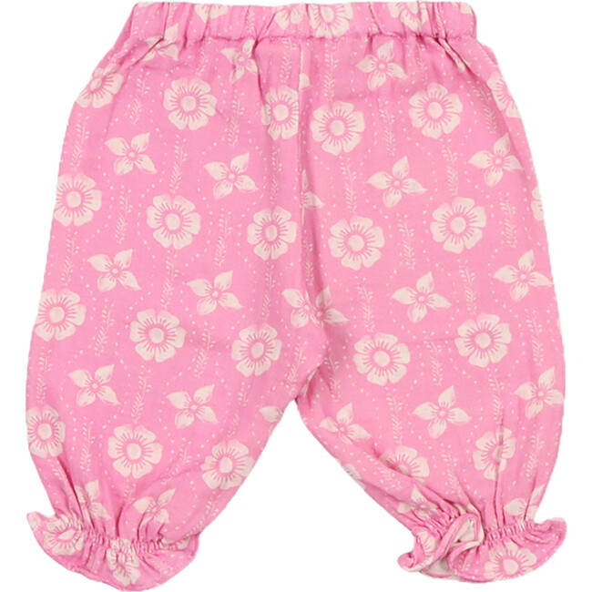 Babys Siberia Elastic Waistband Pants, Delicate Tie - Pants - 2