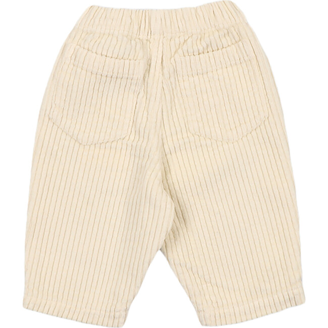 Babys Selfoss Elastic Waistband Pants, Vanilla Cream - Pants - 2