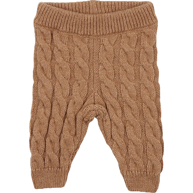 Babys River High Waistband Pants, Pale Taupe Melange