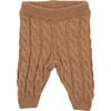 Babys River High Waistband Pants, Pale Taupe Melange - Pants - 1 - thumbnail