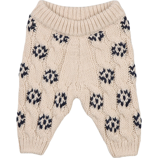 Babys Osaka Ribbed High Waistband Pants, Vanilla Cream