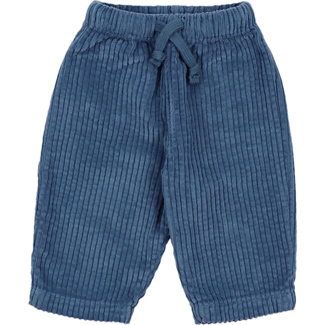 Babys Lapland Corduroy Drawstring Pants, Moonlight Blue