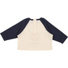 Babys Malmo Raglan Long Sleeve T-Shirt, Vanilla Cream - T-Shirts - 2