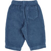 Babys Lapland Corduroy Drawstring Pants, Moonlight Blue - Pants - 2