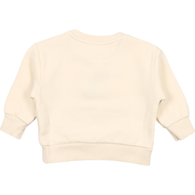 Babys Hydra Ribbed Hem Sweater, Vanilla Cream - Sweaters - 2