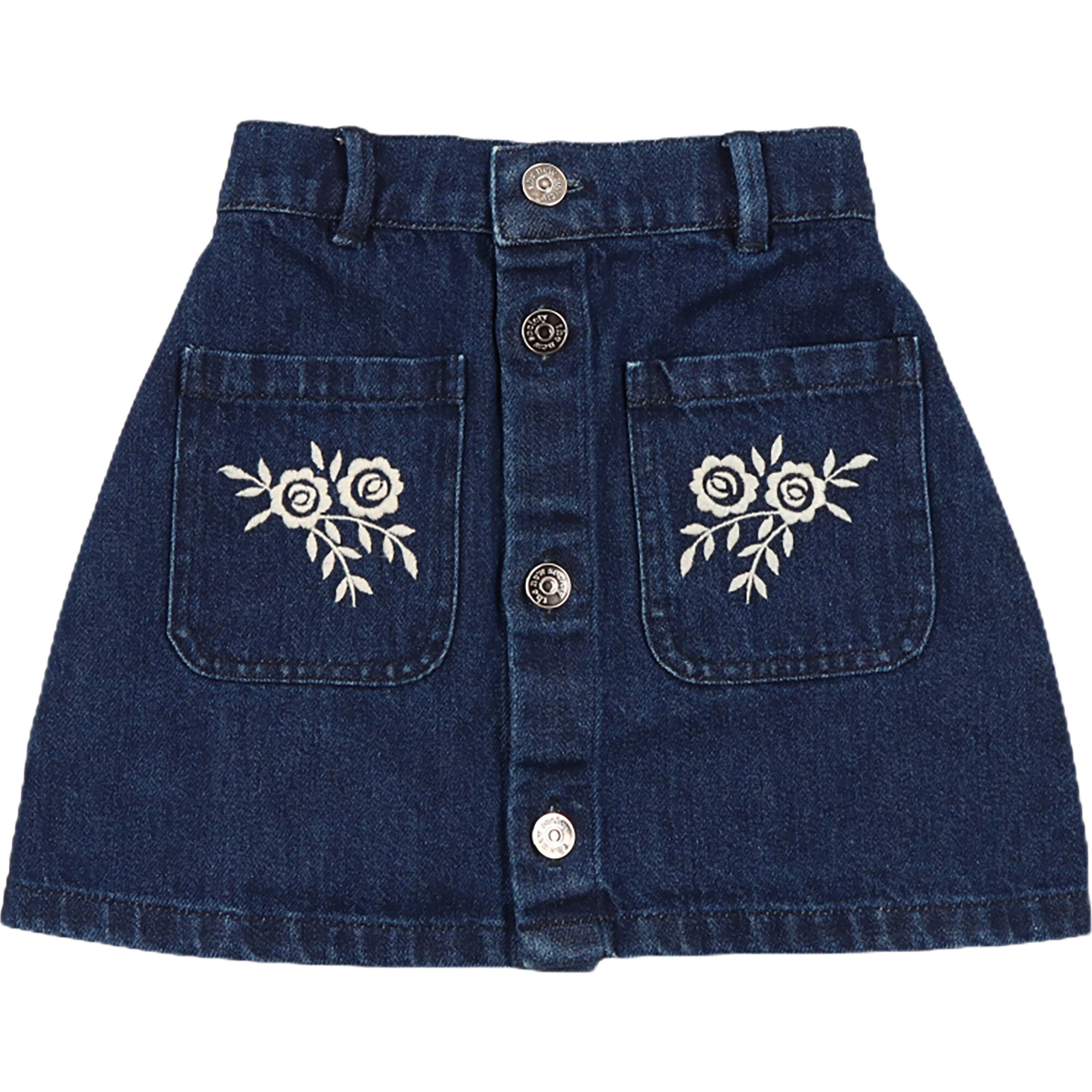 Danubio Elastic Waistband Skirt, Denim Fusion - Skirts - 1