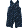 Babys Casiopea Front Pocket Snap Overall, Stars Denim - Overalls - 1 - thumbnail