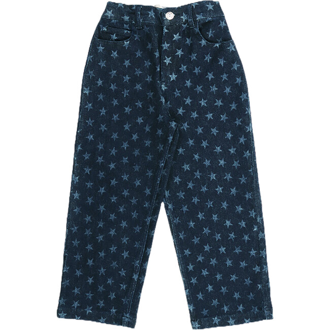 Casiopea Loose Fit Pocket Pants, Stars Denim