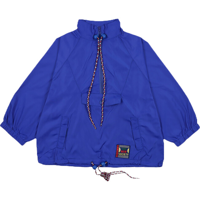 Bergen Raglan Sleeve Zipper Polo Jacket, Cobalt Horizon - Jackets - 1