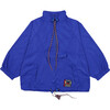Bergen Raglan Sleeve Zipper Polo Jacket, Cobalt Horizon - Jackets - 1 - thumbnail