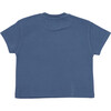 Babys Artic Ribbed Short Sleeve T-Shirt, Blue Steel - T-Shirts - 2