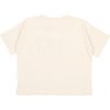 Artic Ribbed Collar Short Sleeve T-Shirt, Vanilla Cream - T-Shirts - 2