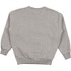 Apolo Ribbed Round Neck Dropped Sleeve Sweater, Mist Melange - Sweaters - 2