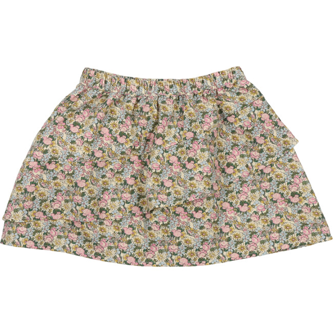 Alpha Diagonal Ruffle Skirt, Aquarelle Garden