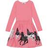 Wild Yin Dress, Pink - Dresses - 1 - thumbnail