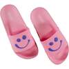Smile Zhappy Slides, Pink - Sandals - 1 - thumbnail