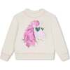 Sequin Horse Applique Sweater, Beige - Sweaters - 1 - thumbnail