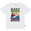 Riley Surf Graphic T-Shirt, White - T-Shirts - 1 - thumbnail