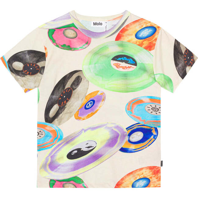 Riley Record Print T-Shirt, Multicolor