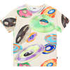 Riley Record Print T-Shirt, Multicolor - T-Shirts - 1 - thumbnail