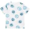 Riley Peace Smiley T-Shirt ,White - T-Shirts - 2