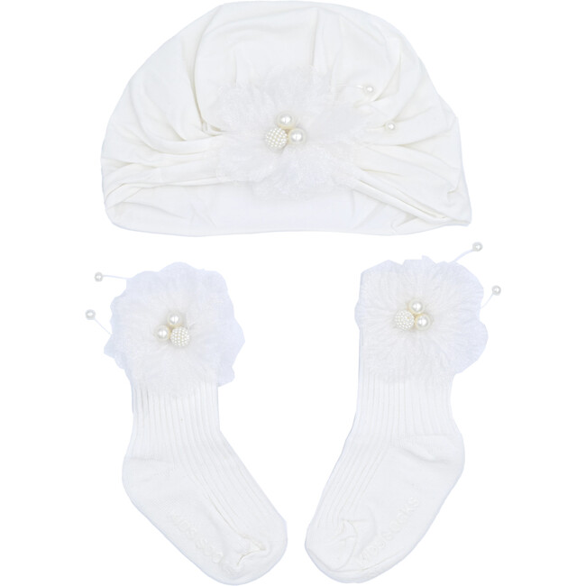 Pearl Flower Gift Set, White - Mixed Gift Sets - 1