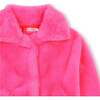 Neon Fleece Coat, Pink - Coats - 5