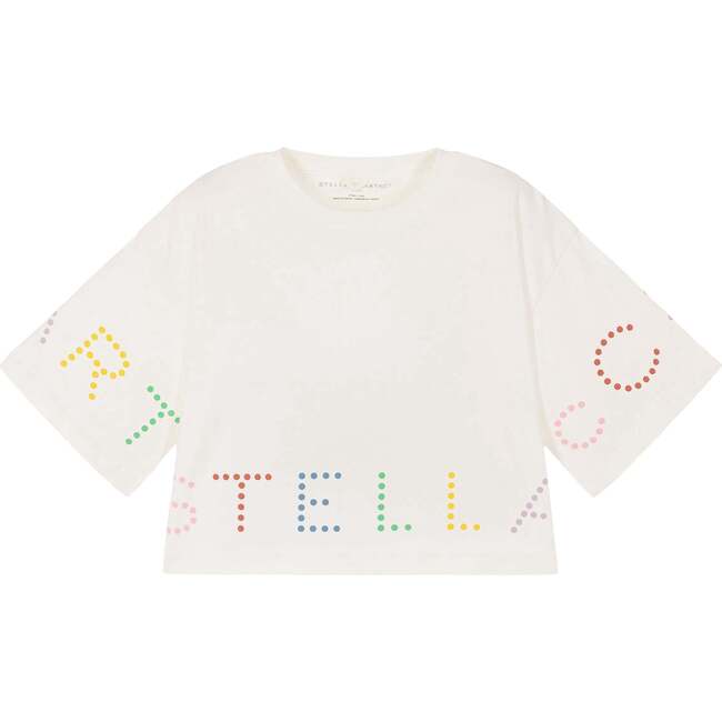 Logo Dot Print T-Shirt, White