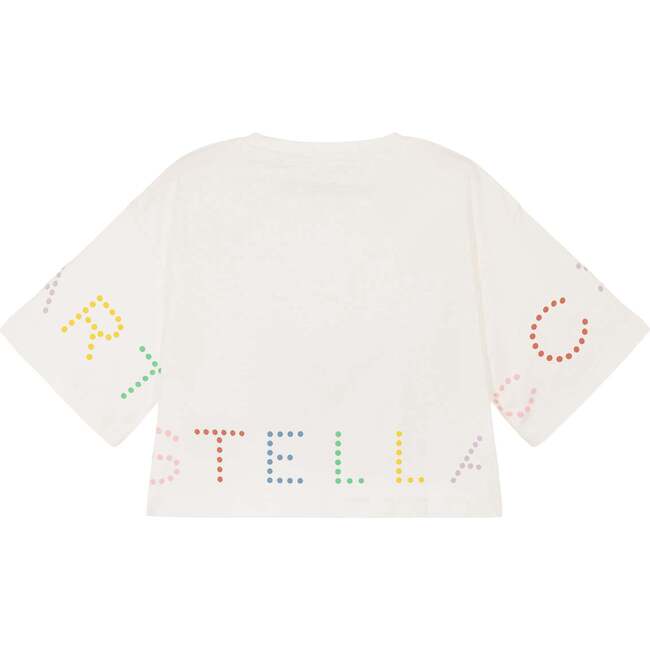 Logo Dot Print T-Shirt, White - T-Shirts - 2