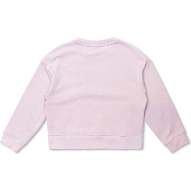 Logo Dot Print Sweatshirt, Pink - Sweatshirts - 3